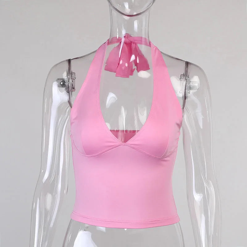 Top em V para Mulher Verão