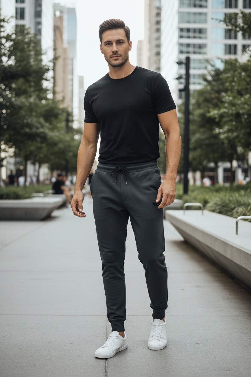 Jogger Cinzento Escuro