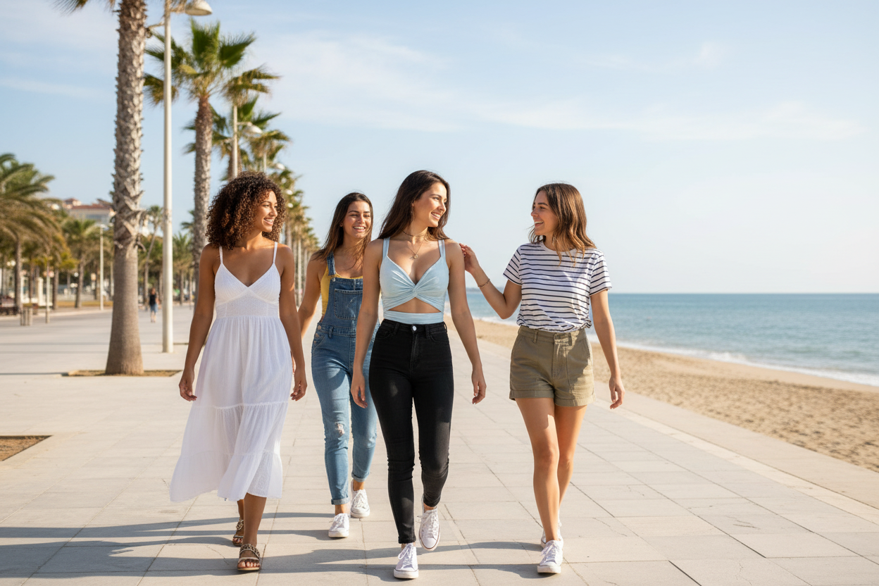 Top Feminino - Beira Mar com Amigas